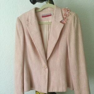 PINK TWEED BLAZER